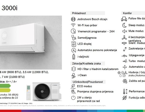 BOSCH klima 3000i W 53 E