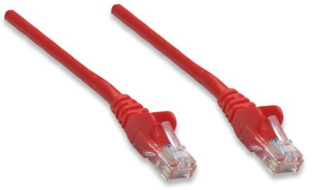 Intellinet prespojni mrežni kabel Cat.5e UTP PVC 2m crveni